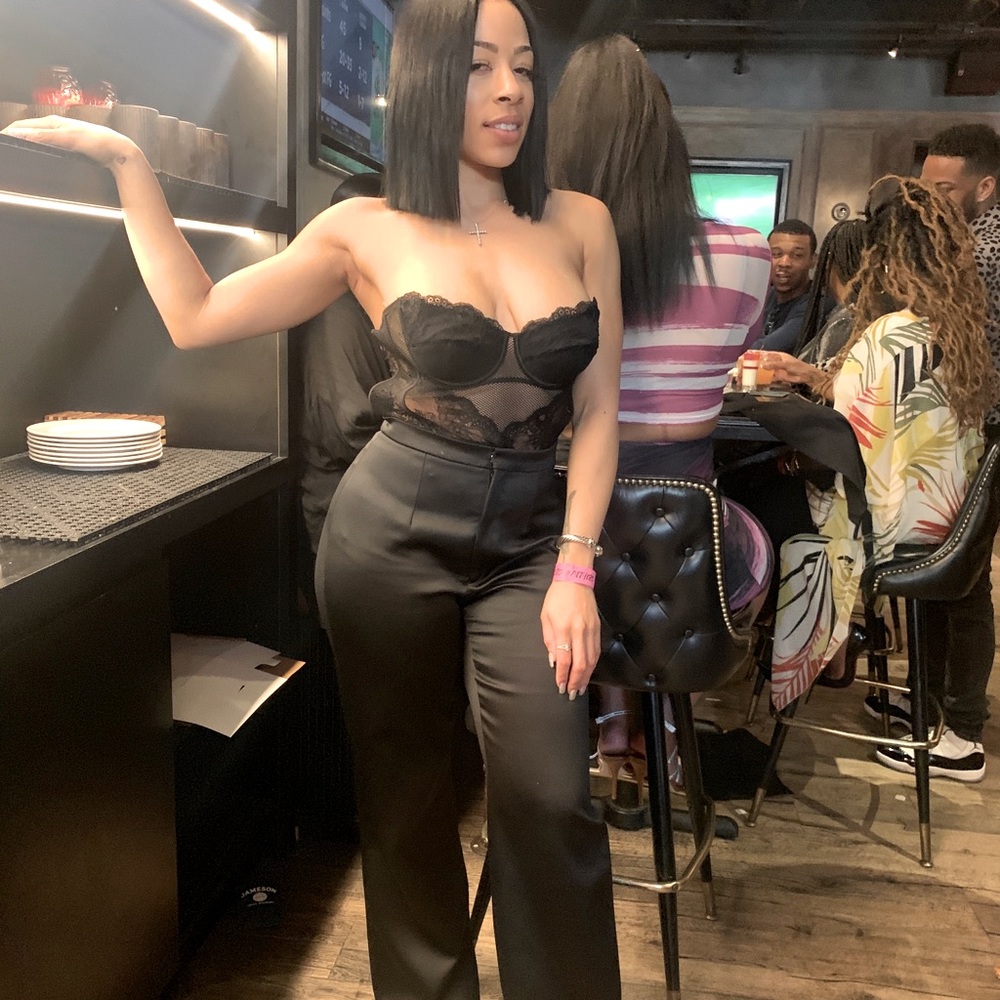 House Of Cb Black Dress Pants